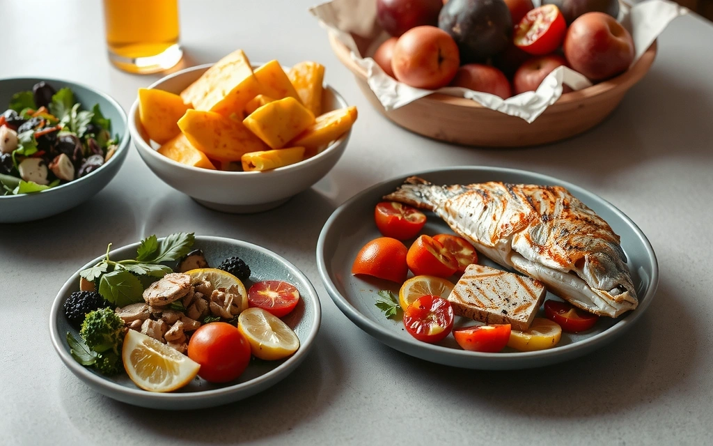 Piatti colorati e salutari