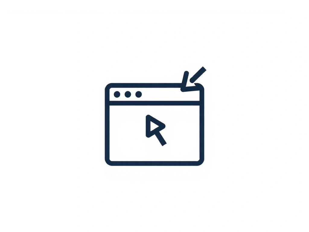 Simbolo di un link con una freccia che punta fuori da uno schermo, indicando un sito esterno.